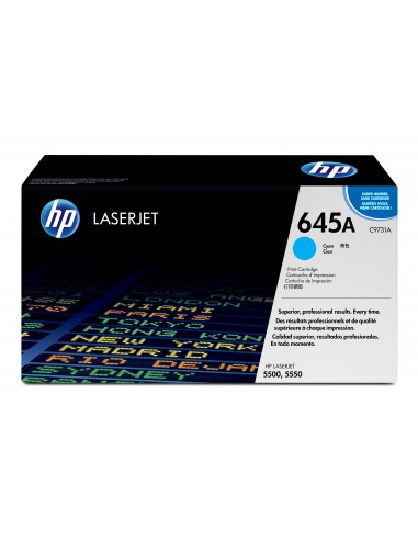 Original HP 645A 12k Cyan Toner Cartridge * C9731A